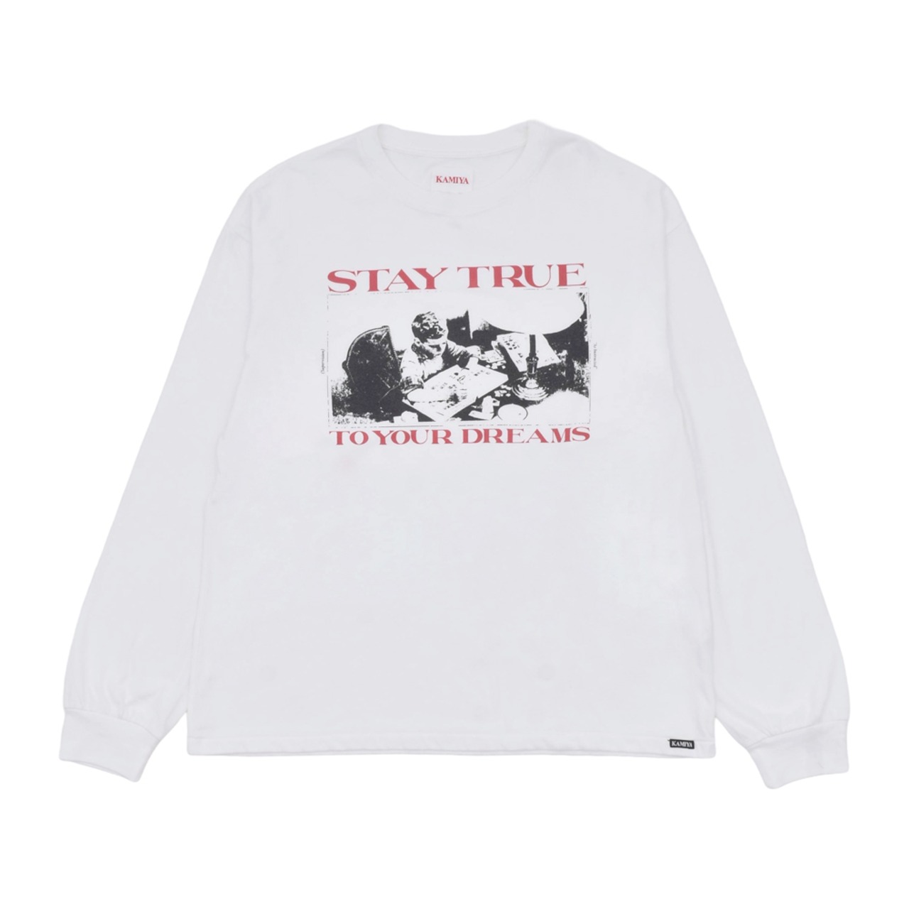 【KAMIYA】"""STAY TRUE TO YOUR DREAM""L/S Tee T/C" - 1
