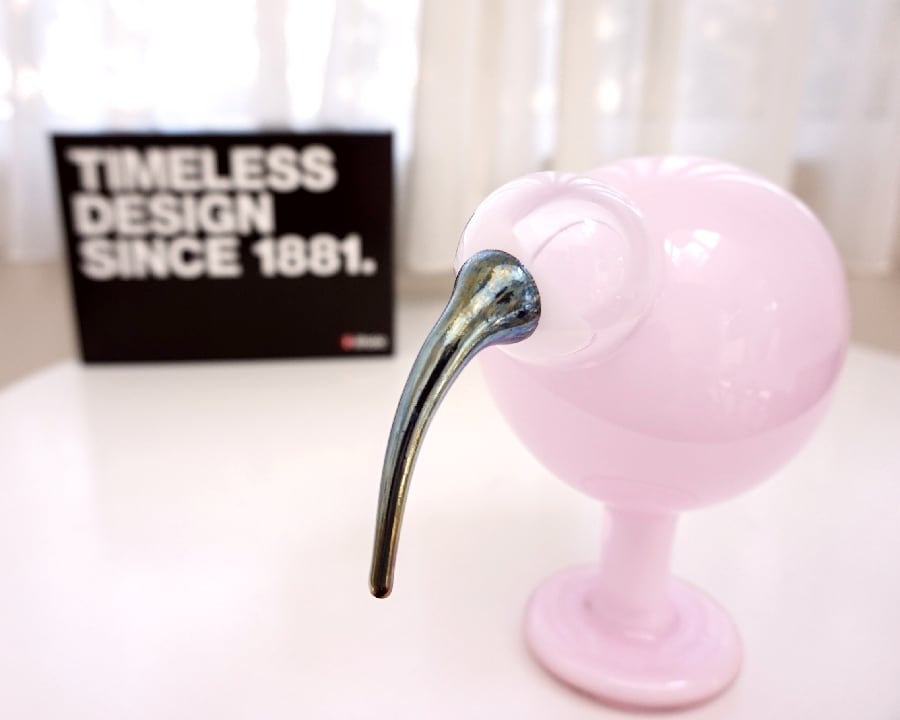 インテリア小物iittala Pink Ibis ピンク トキ Oiva Toikka バード