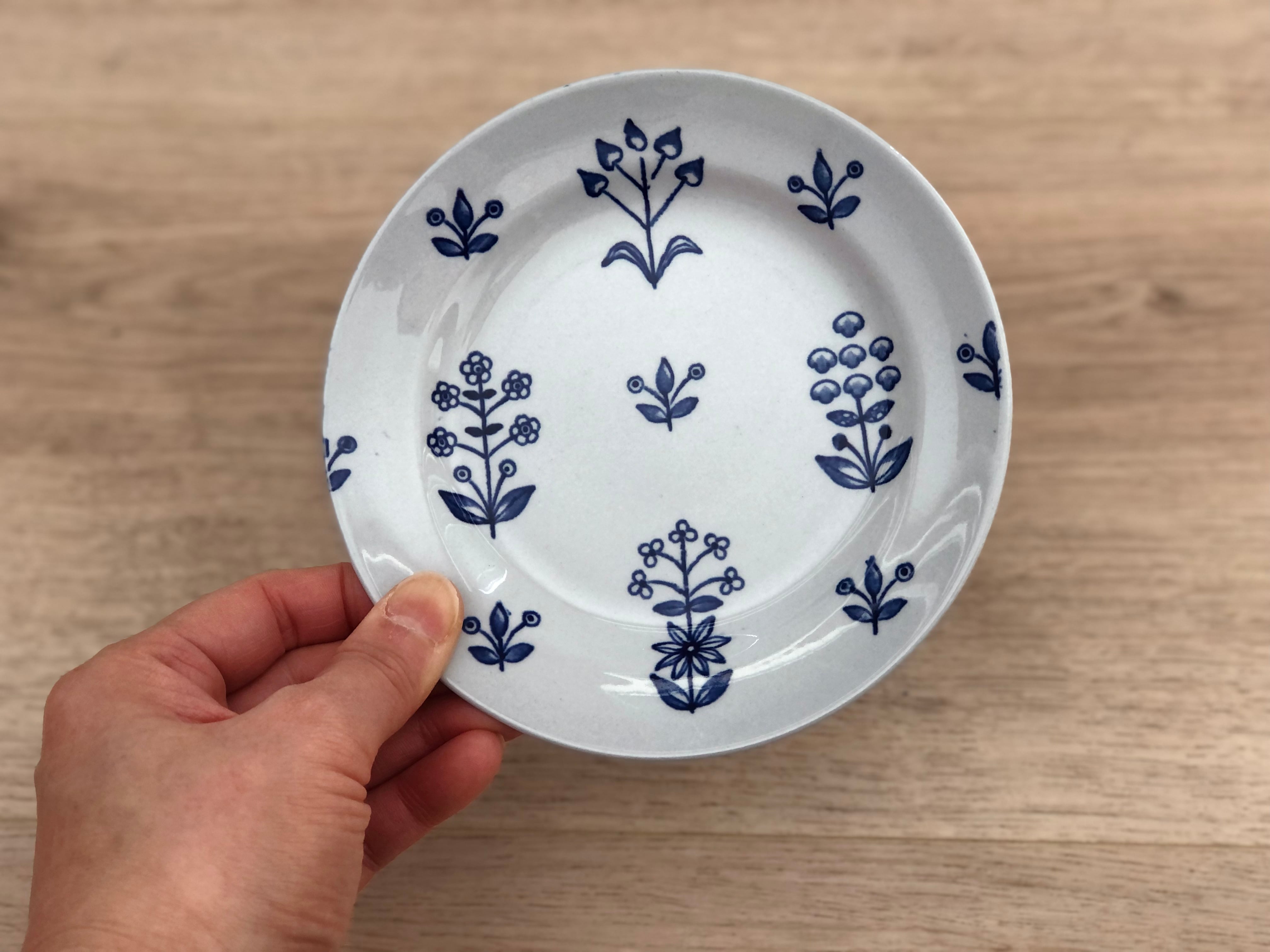 arabia TAPESTRY 14.5cm plate | タペストリー ケーキプレート ブルー