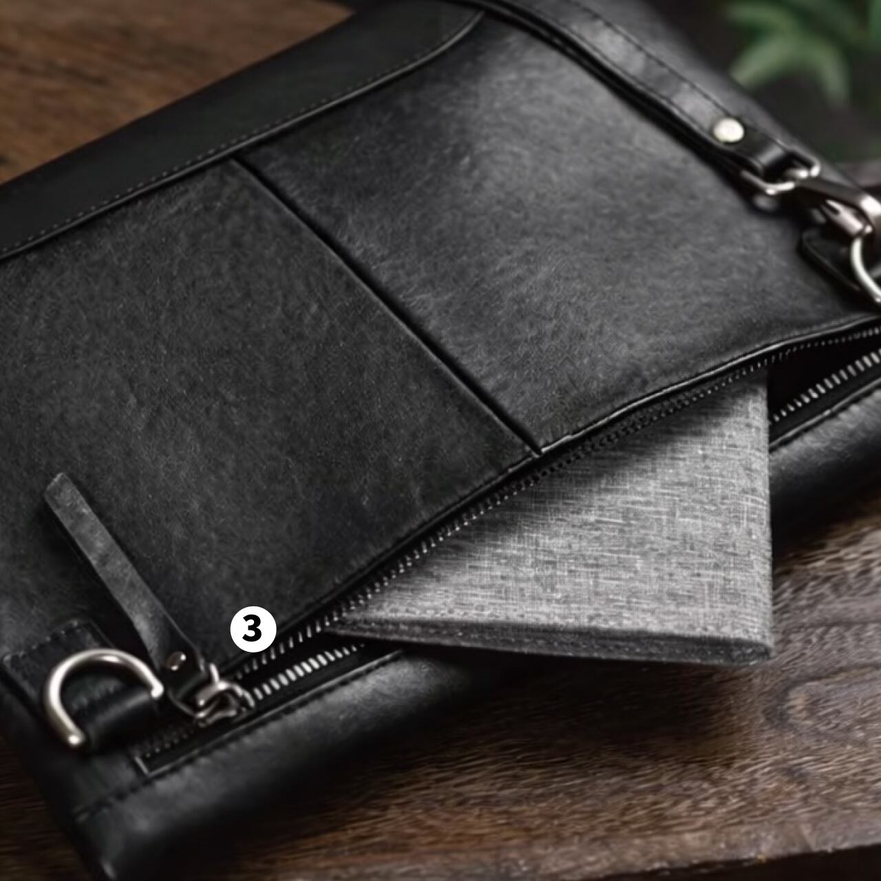BASIC AGAIN] ショルダーバッグ メンズ 本革 レザー サコッシュ