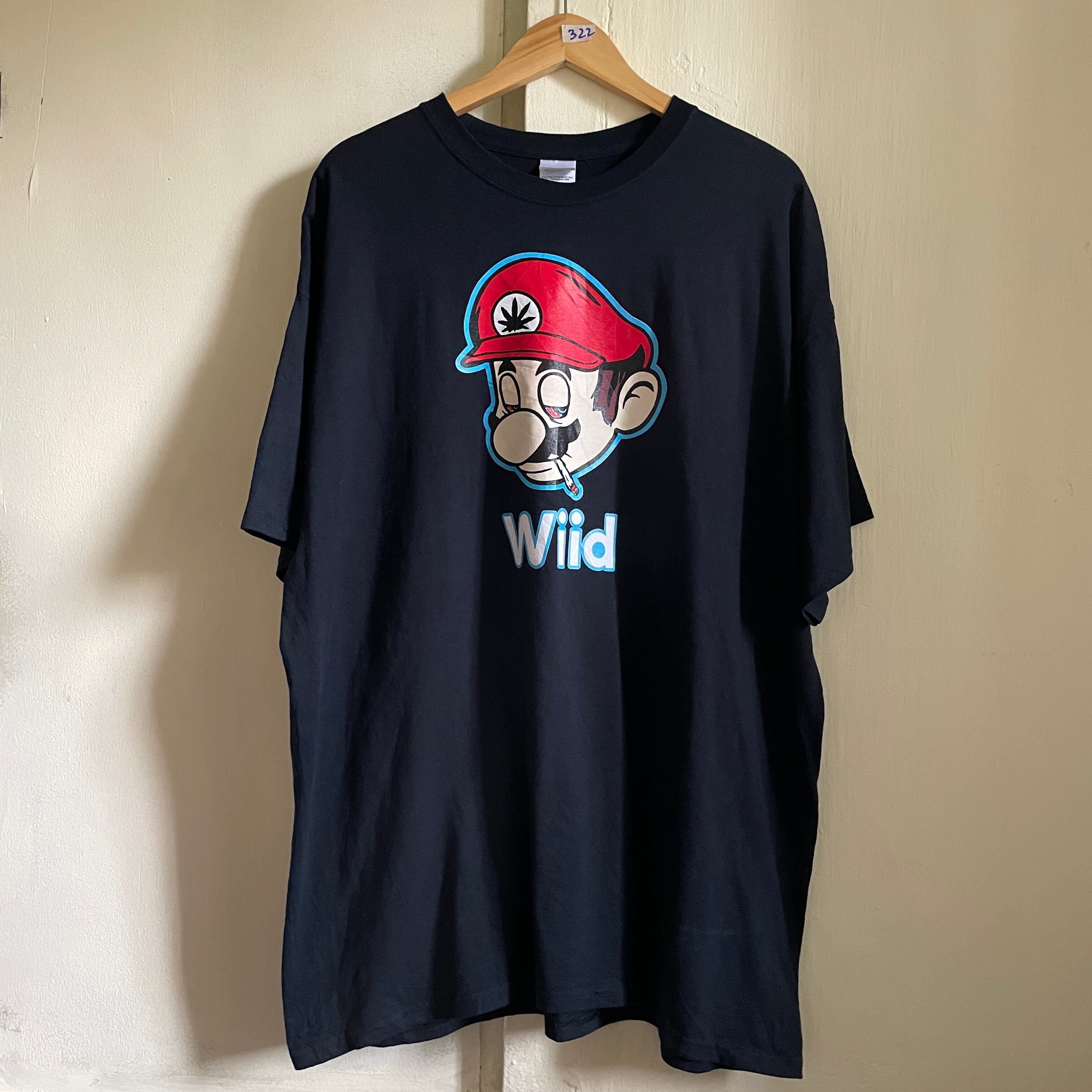 322】マリオ Wiid Tシャツ 2000年代 ヴィンテージ mario 煙草 