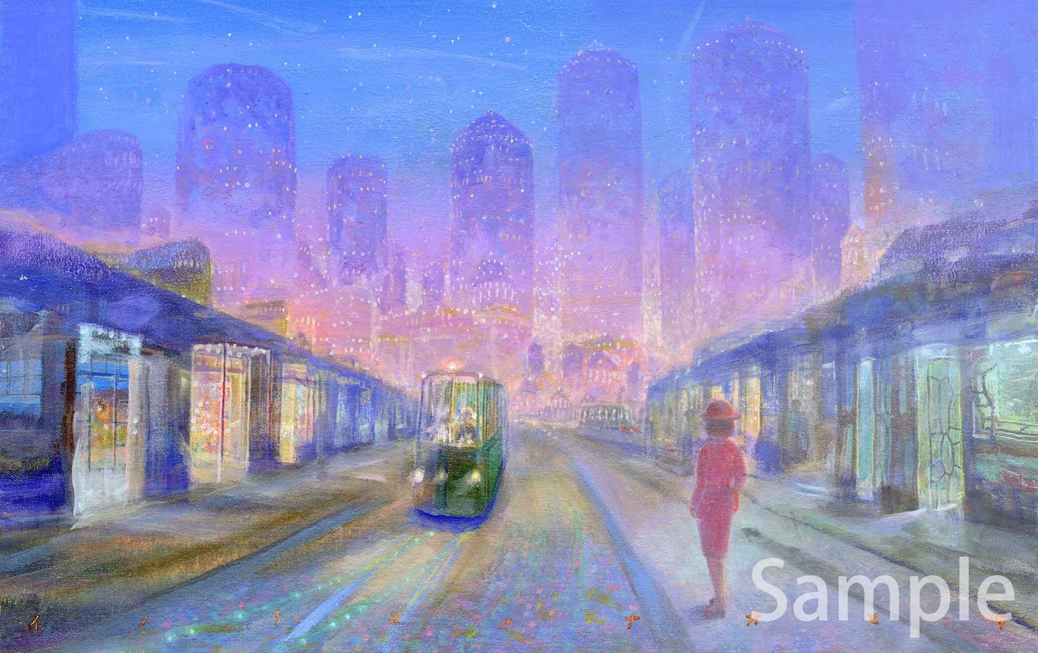 井上直久『多層海星月夜』版画 | ART SPACE