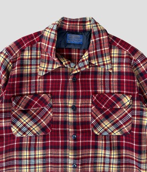 -Pendleton- Vintage 70s L Board Shirt made in USA