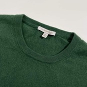 カシミヤ100% UNIQLO ユニクロ ニット セーター L/グリーン メンズ