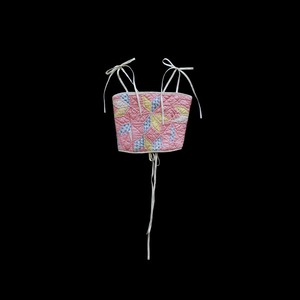 Re; project / 【Corset Bustier】1900s American Dutch Tile Cutter Quilted