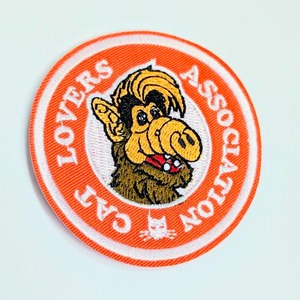 再入荷!☆送料無料! ★刺繍アイロンワッペン★【 ALF( アルフ )】〚アメリカン雑貨 アメトイ〛