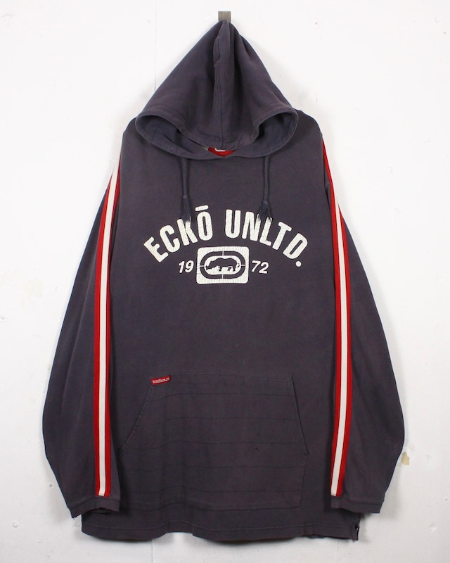 【Caka act2】“ECKO UNLTD”Good Fade Loose Pullover Hoodie