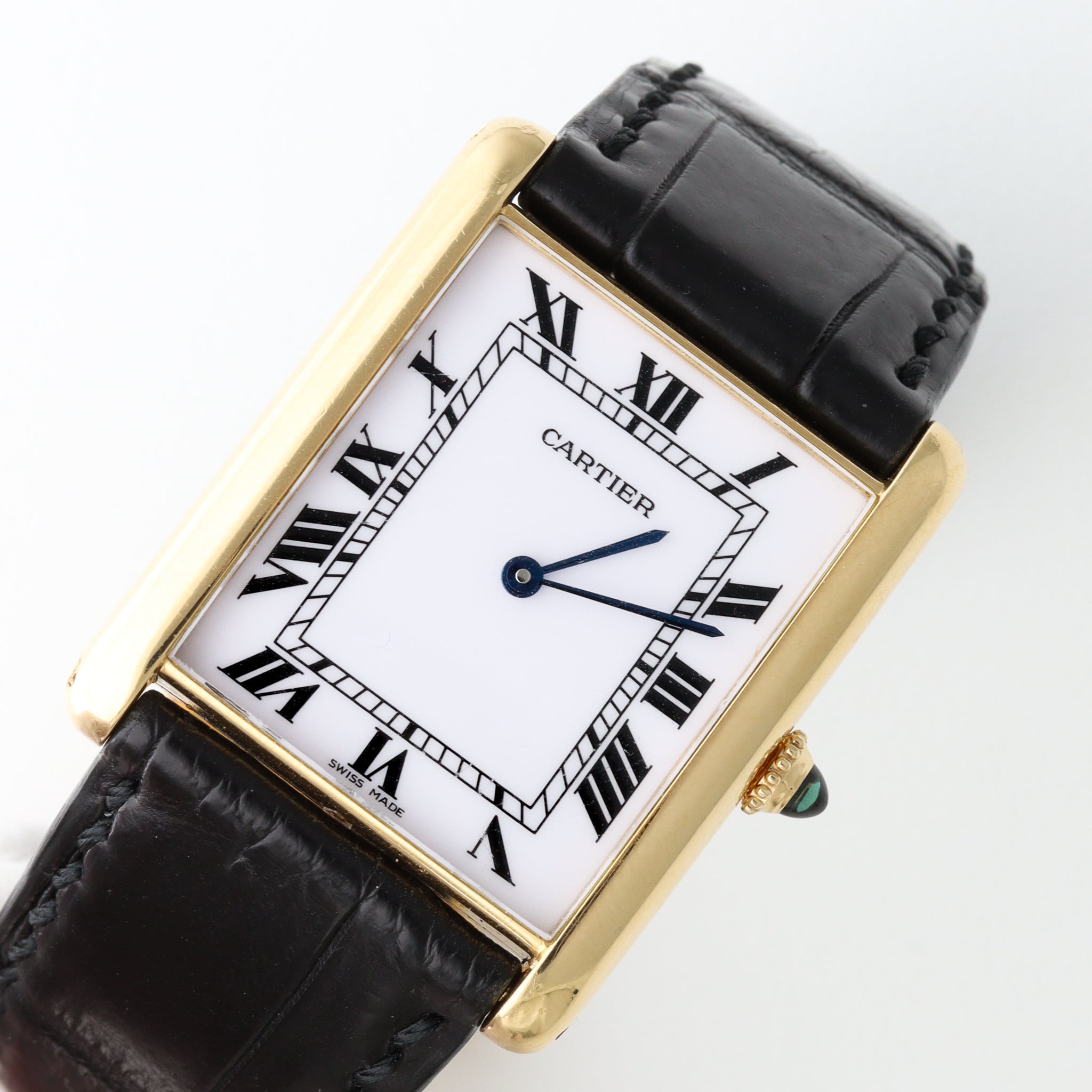 カルティエ タンクルイ 初期ロット LM PARIS文字盤 手巻き ref.78086