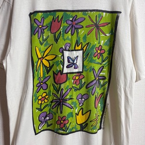 GRAVITY アート プリント Tシャツ