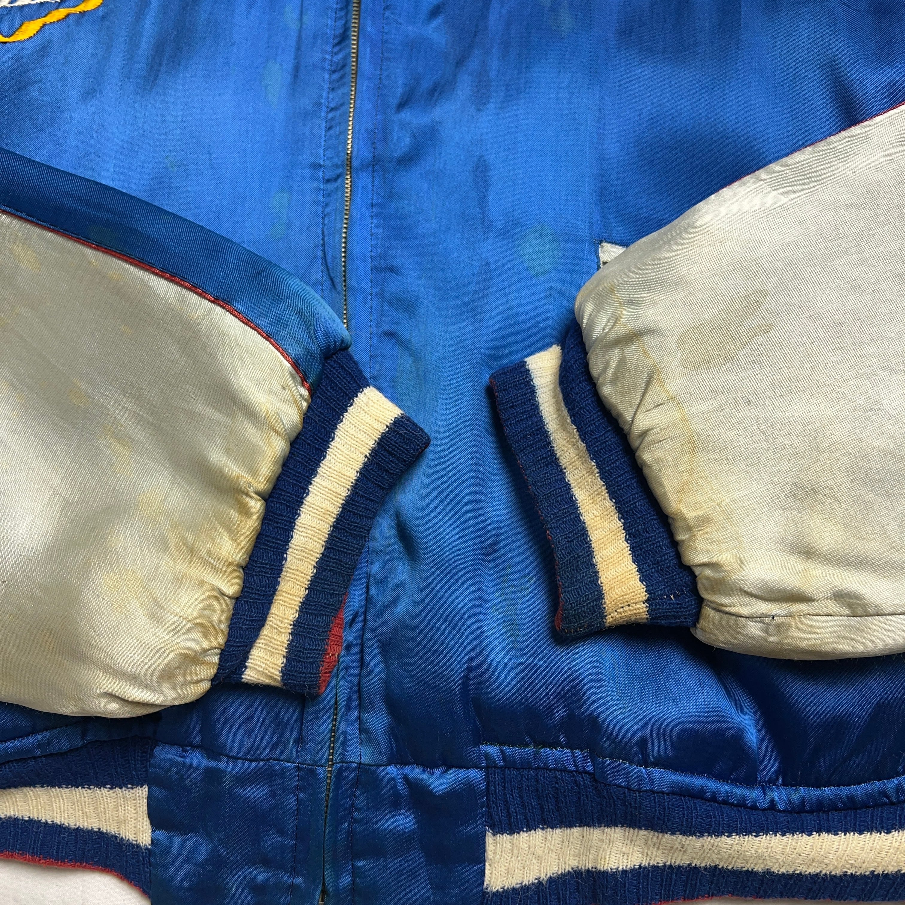 1950's SUKAJAN Souvenir Jacket Big Size 50年代 スカジャン 虎 鷲 鷹