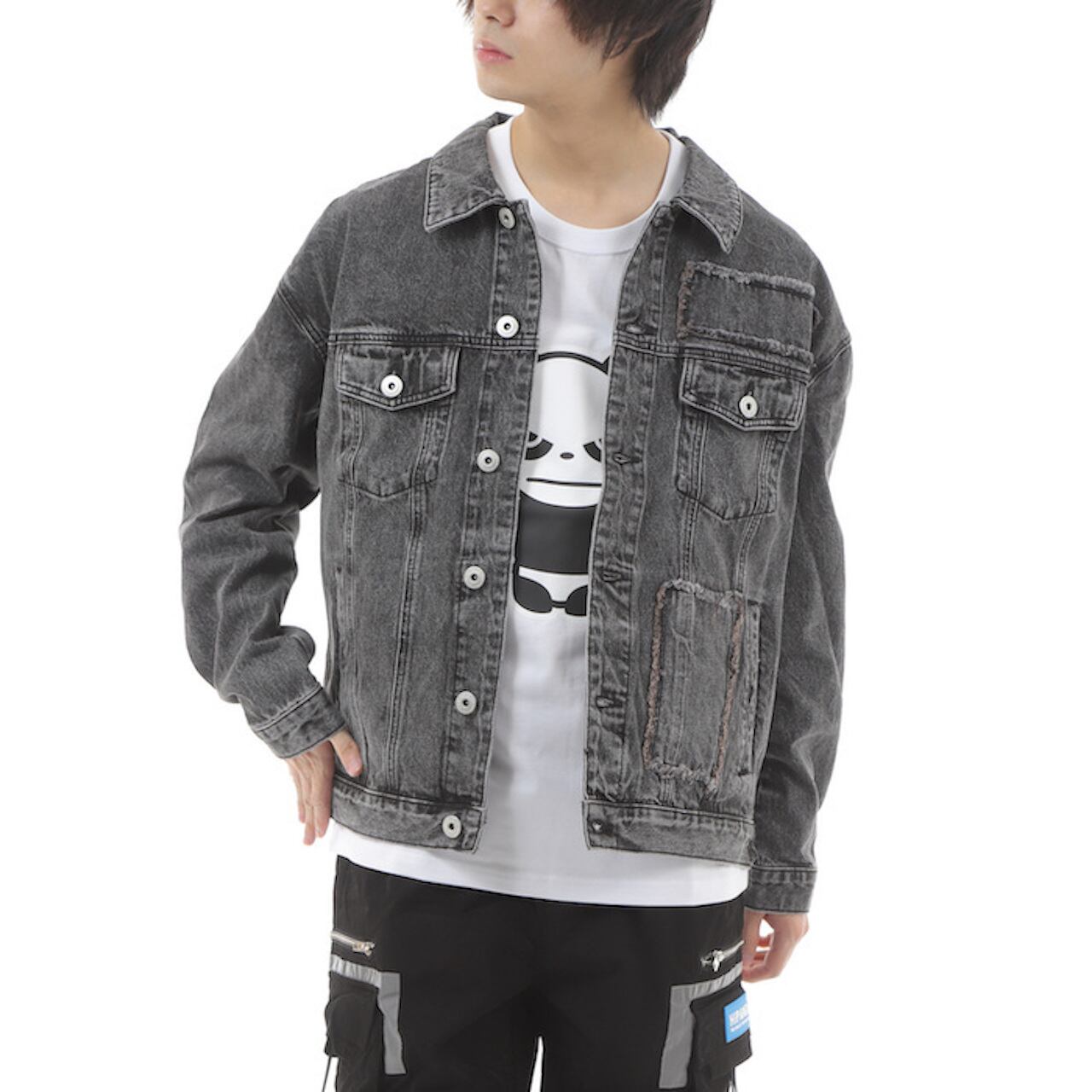 SALE【HIPANDA ハイパンダ】メンズ デニムジャケット MEN'S BACK