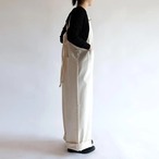 SALOPETTE APRONⅡ IVORY/NAPRON/サロペット/エプロン