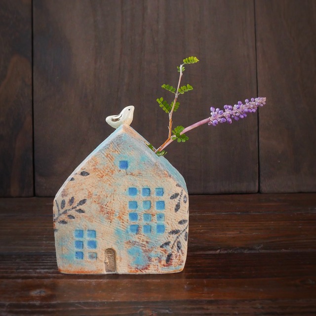 小鳥とおうち no.45  wild turquoise