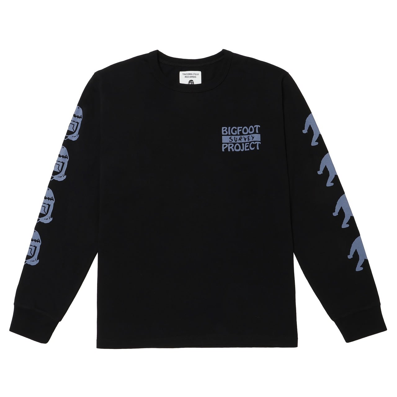 NANGA×TACOMA FUJI RECORDS BIGFOOT SURVEY PROJECT LOGO L/S TEE
