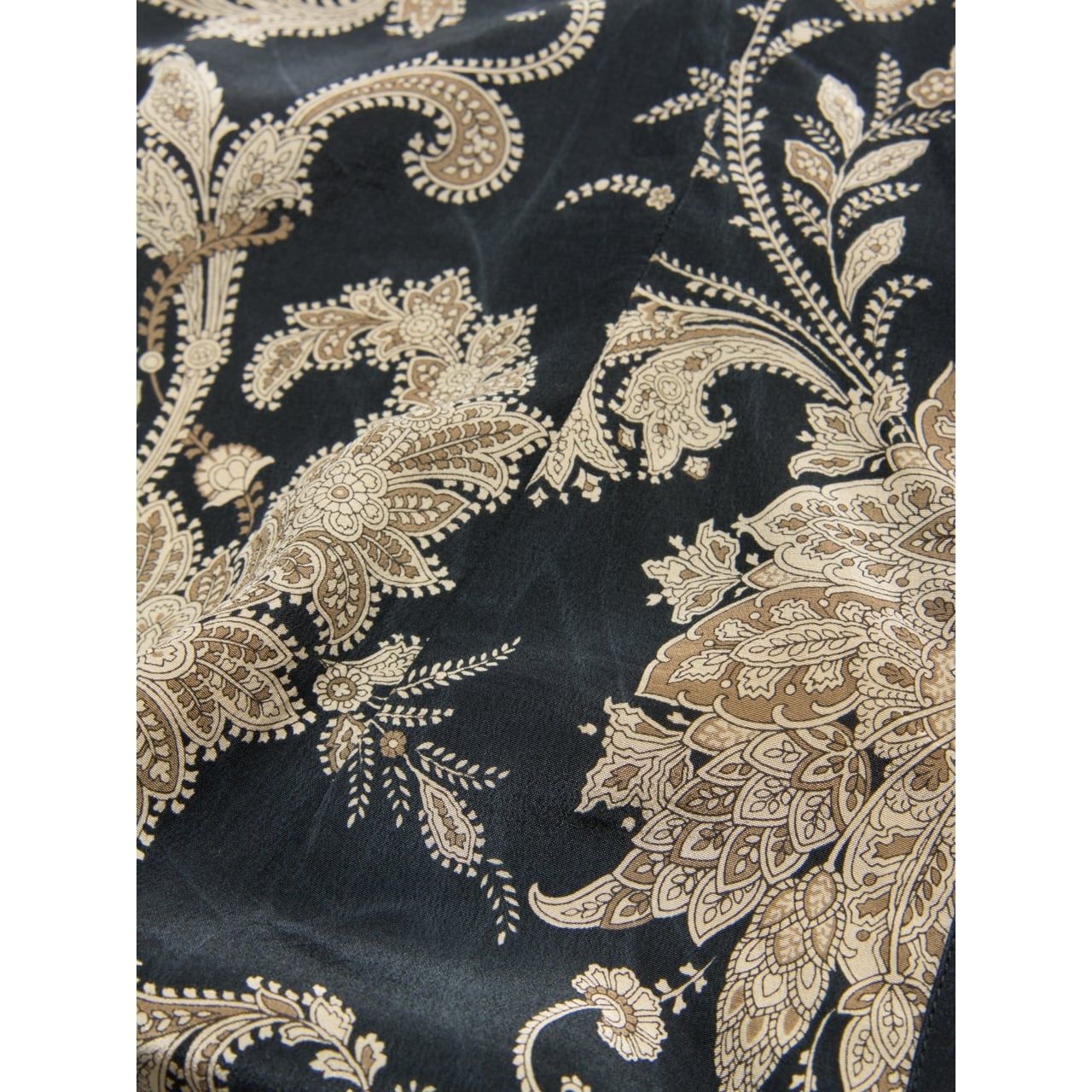 【Bagutta】Made in Italy 80's floral silk blouse（バグッタ イタリア製 花柄シルクブラウス シャツ）3b