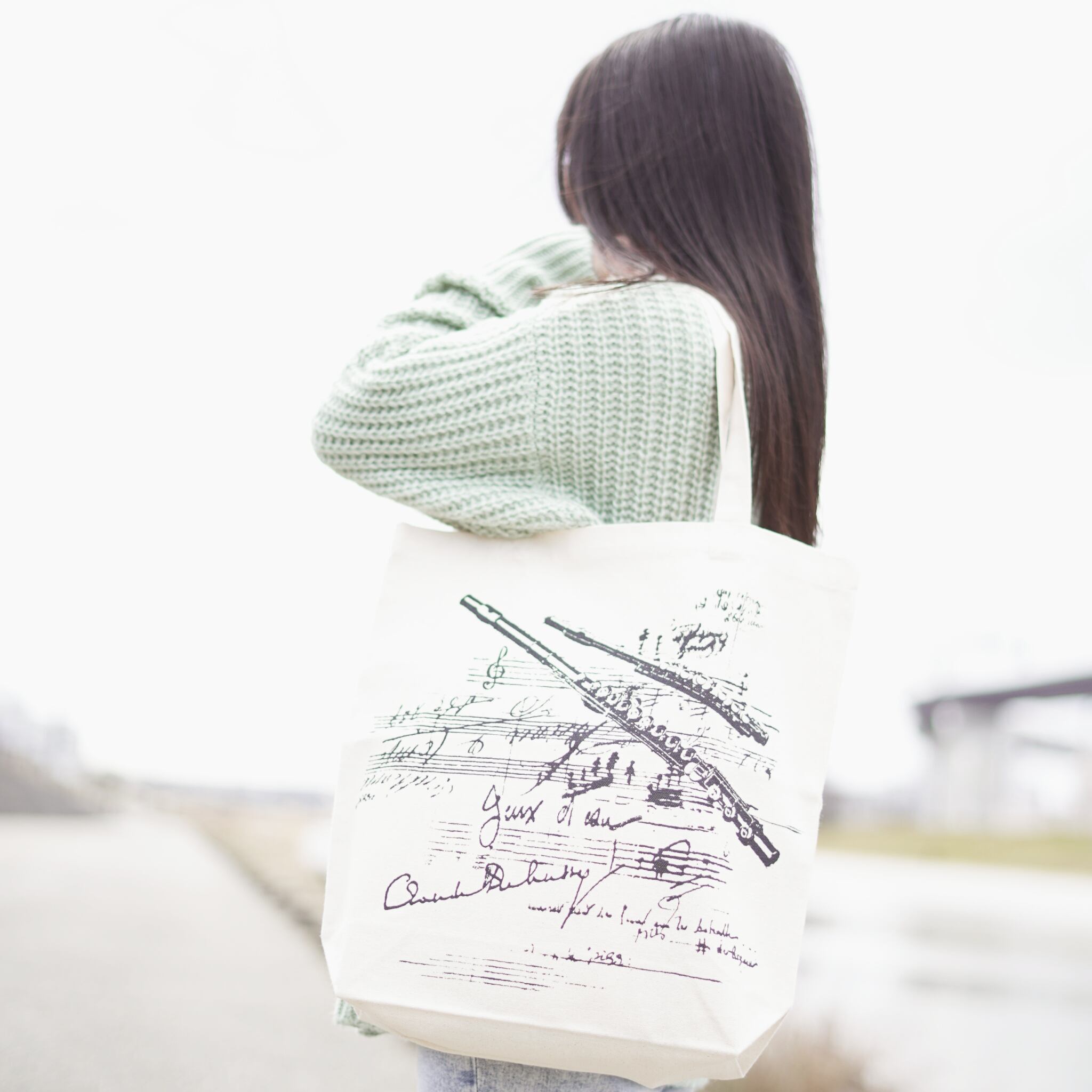 音楽トートバッグ 