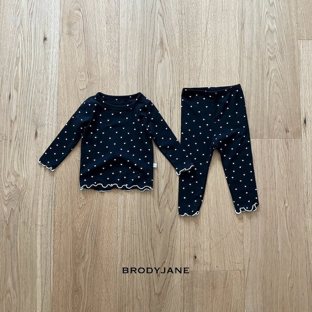 【取寄】brodyjane|lovey long sleeve set|ラビーロングスリーブ上下セット|S-M|baby|26 autumn