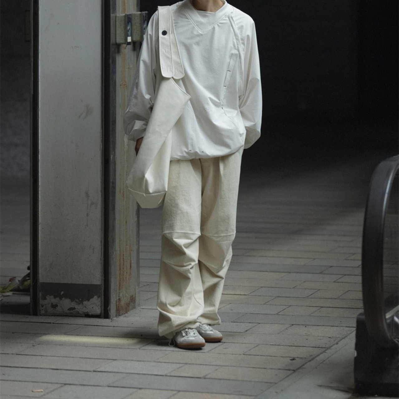 2WAYデザインモードアウトドア調スウェット　978