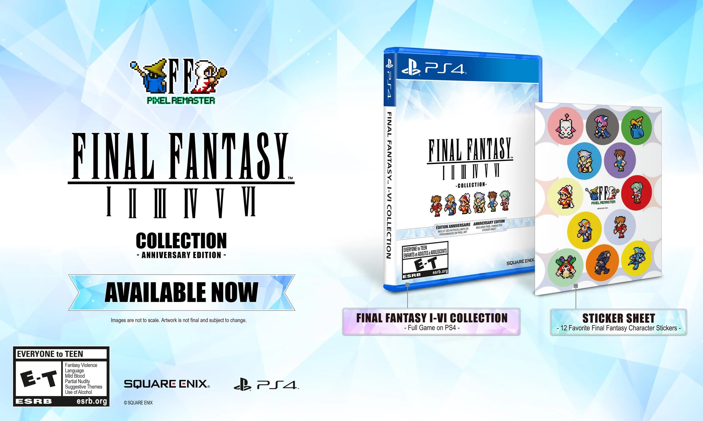 【即日発送】ファイナルファンタジー I-VI ピクセルリマスター AE 新品／ステッカー付】ファイナルファンタジー I-VI ピクセルリ