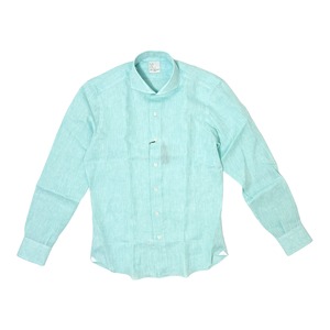 Maria Santangelo(マリアサンタンジェロ) Linen Shirt"MANHATTAN"(F338562-568)/MINT