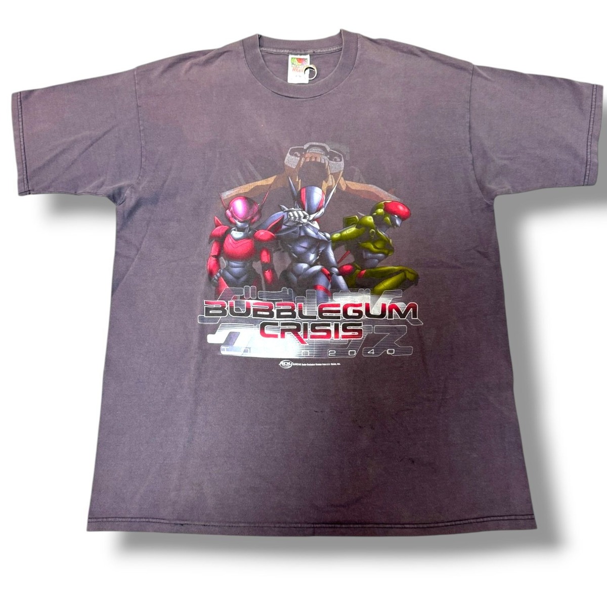 90s Bubblegum Crisis Tokyo2040 Tシャツ XLサイズ Fruits of the Loom