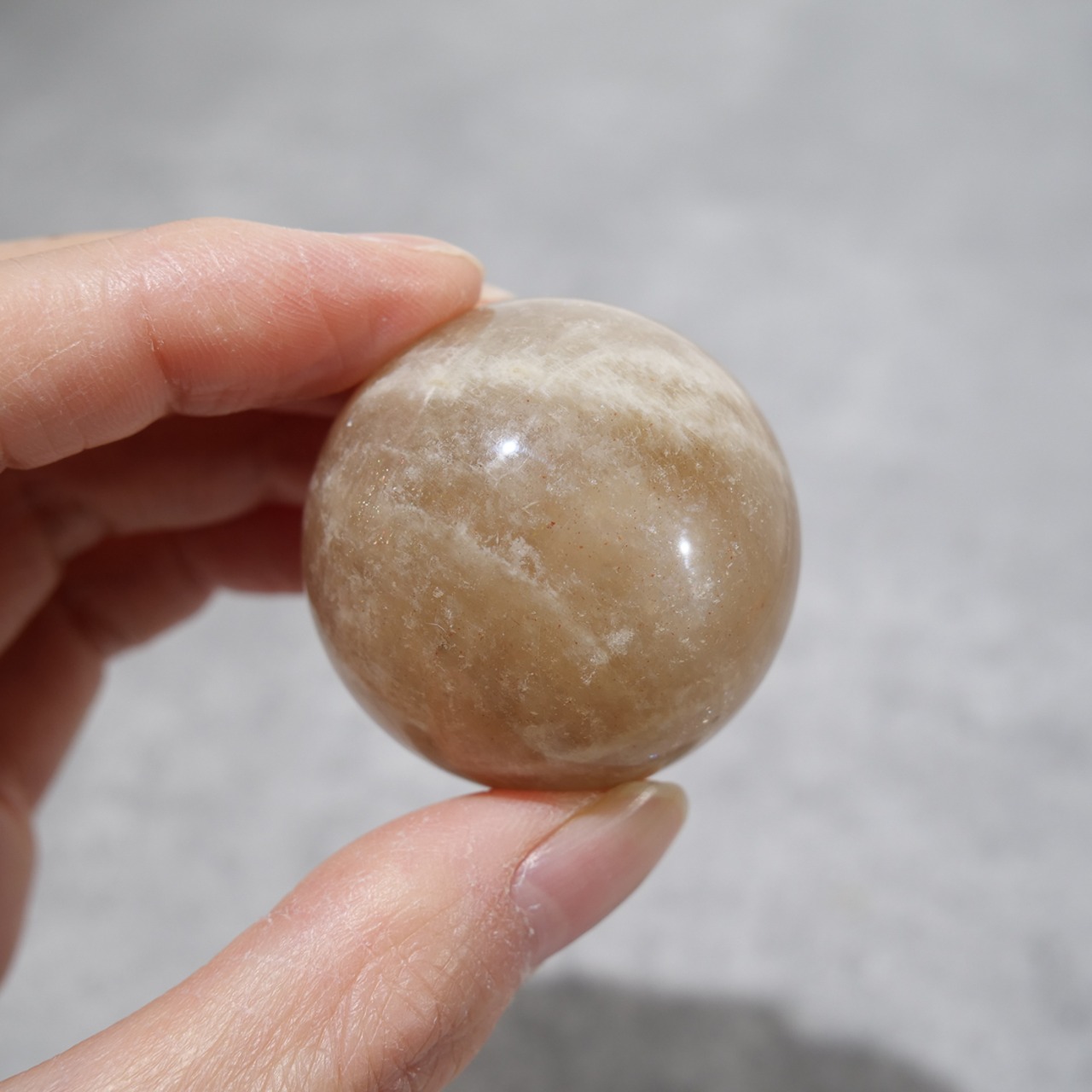 ブラウン ムーンストーン  / スフィア【φ3.8cm・A】