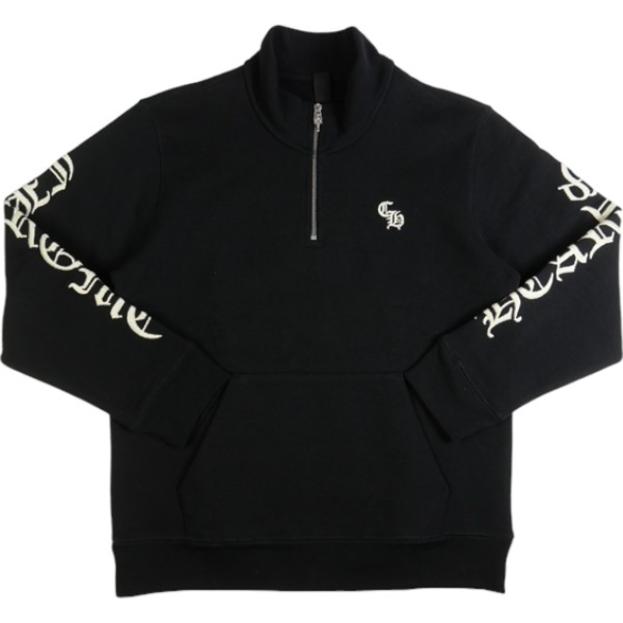 Size【L】 CHROME HEARTS クロム・ハーツ SLO RIDE 1/2 ZIP Black 