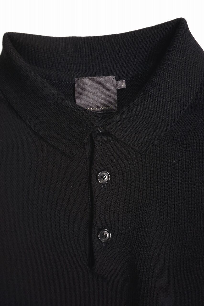 Knitted Polo in Smooth Stitch