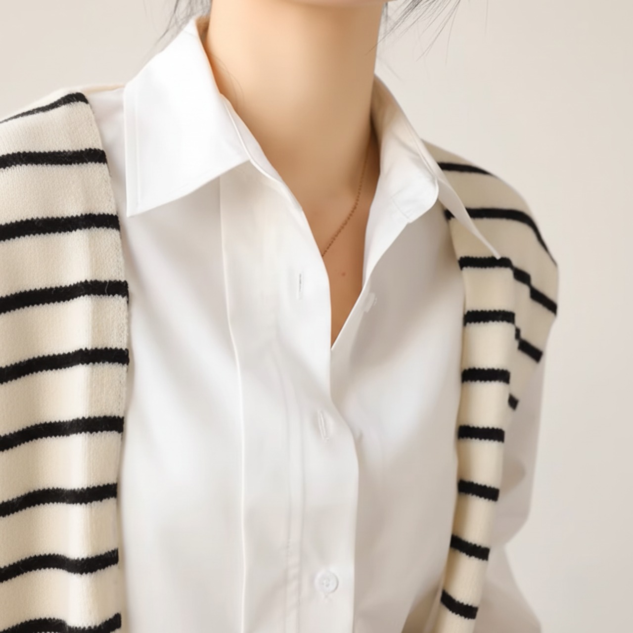 長袖 オーバーサイズ シャツ   2colors  26002・画像7