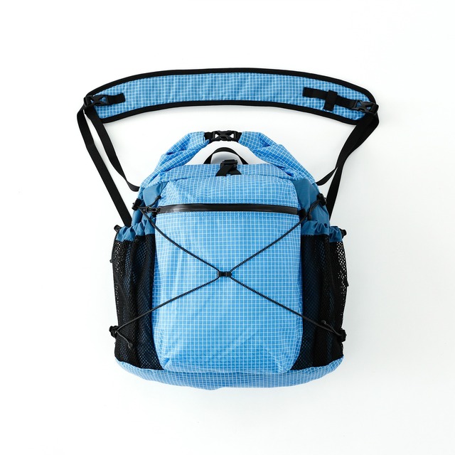 [CAYL] rolltop cross bag (cayl grid) / blue 正規品 韓国ブランド 韓国通販 韓国代行 韓国ファッション ケイル 取扱店 日本 店舗
