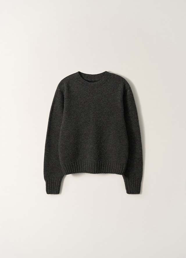 [NOTHING WRITTEN] Bunny Wool Pullover Knit (Deep Charcoal) 正規品 韓国ブランド 韓国通販 韓国代行 韓国ファッション ナッシングリトゥン 日本 店舗