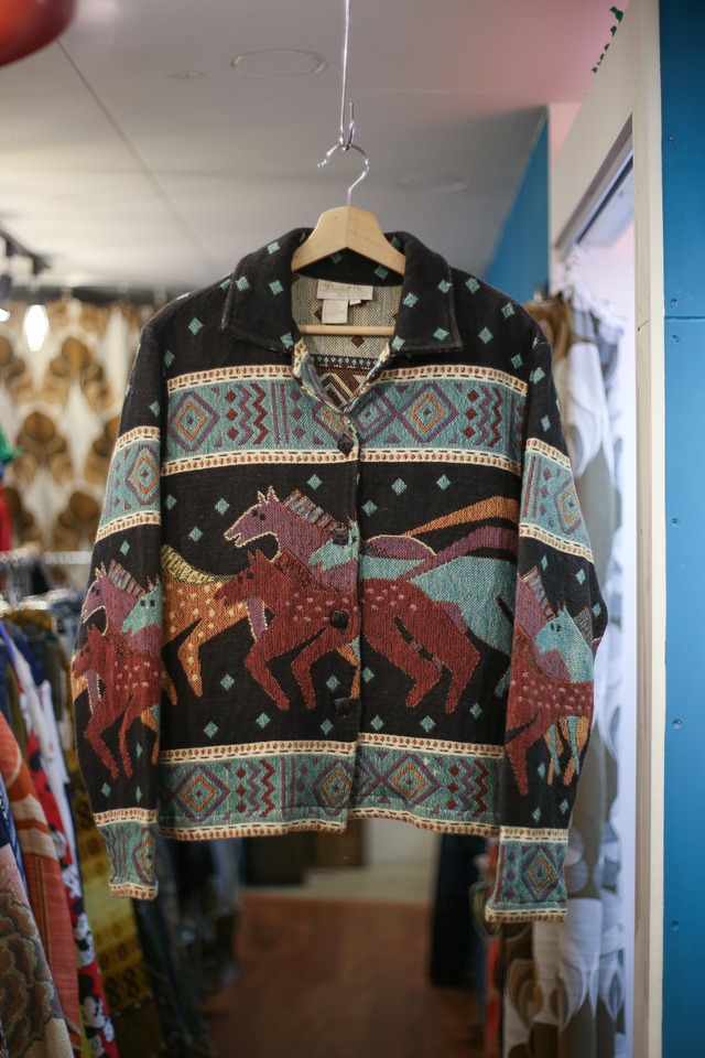Heavy cotton short jacket “horse”