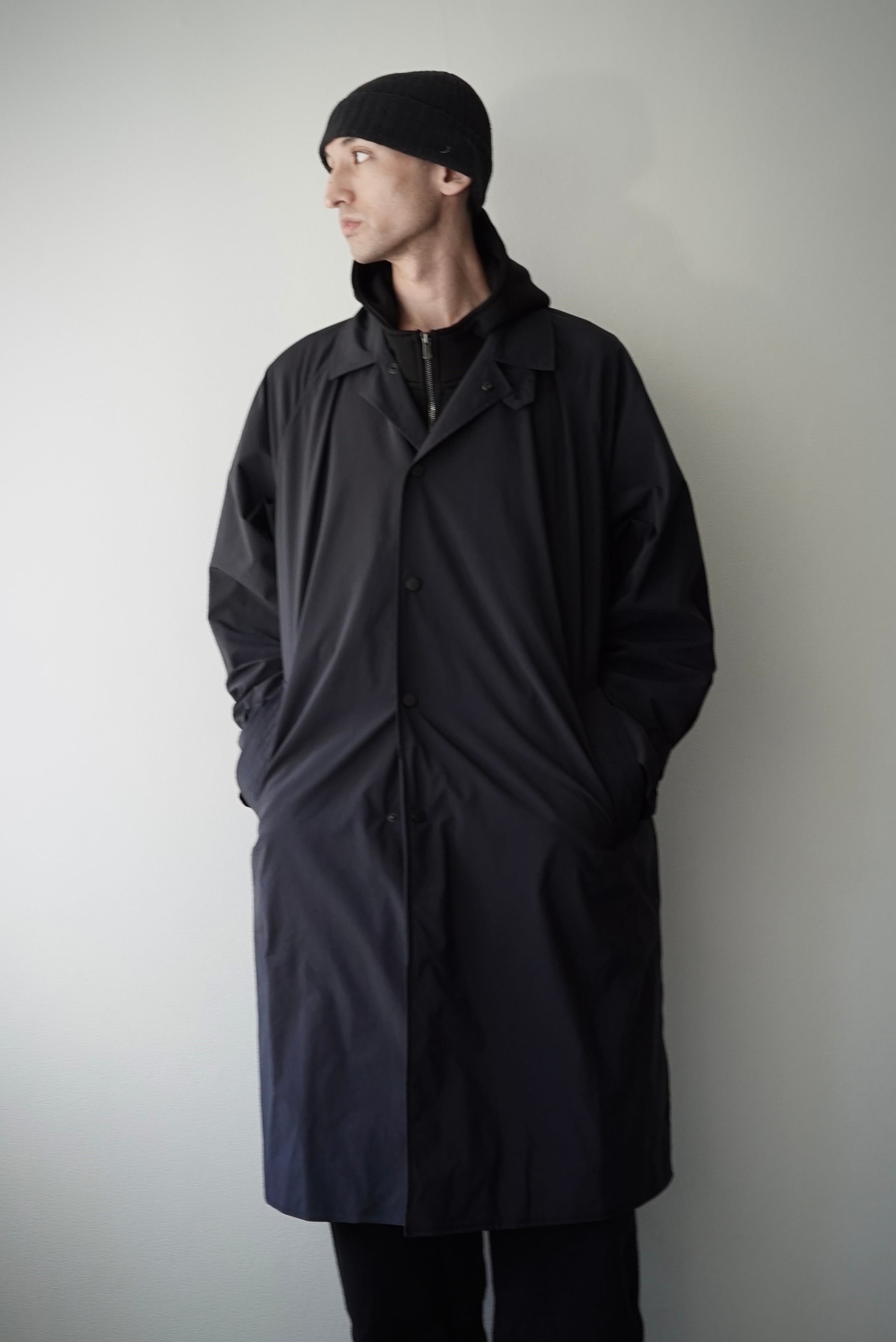 Lite_Milicloth / Mac Coat ( BLACK) | C O L I N A