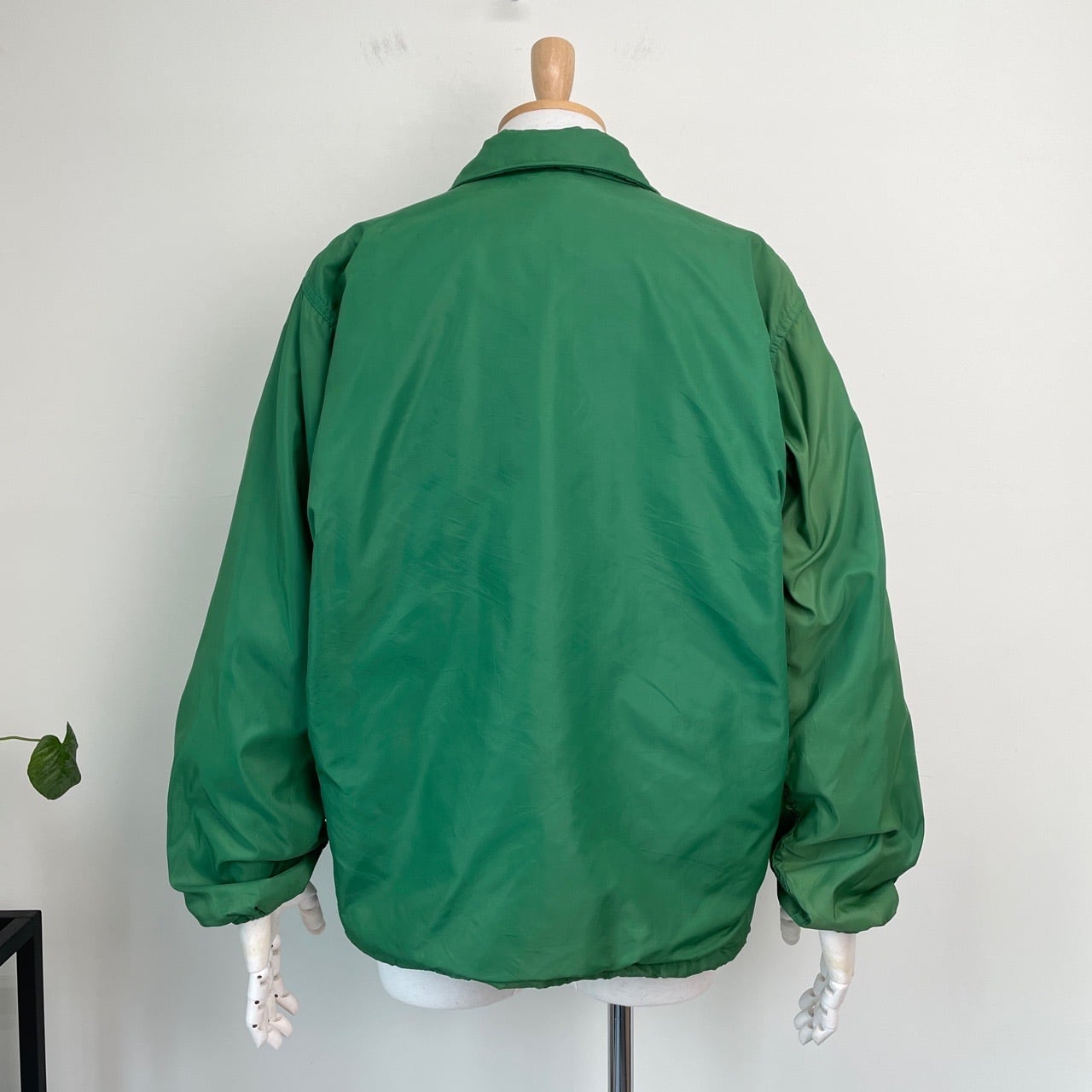 70s COANE ボアライナー付き コーチジャケット ワッペン付き 黄緑