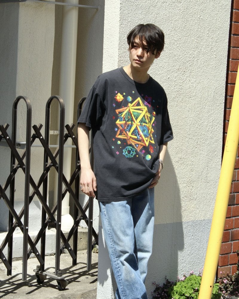 MC Escher Vintage T-shirt [MC Escher STARS] [1990s-ANDAZIA] Cameleon Print  XL | beruf powered by BASE