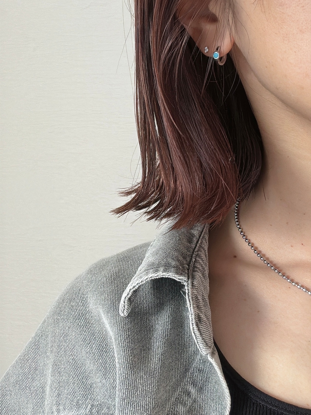 ターコイズミニピアス