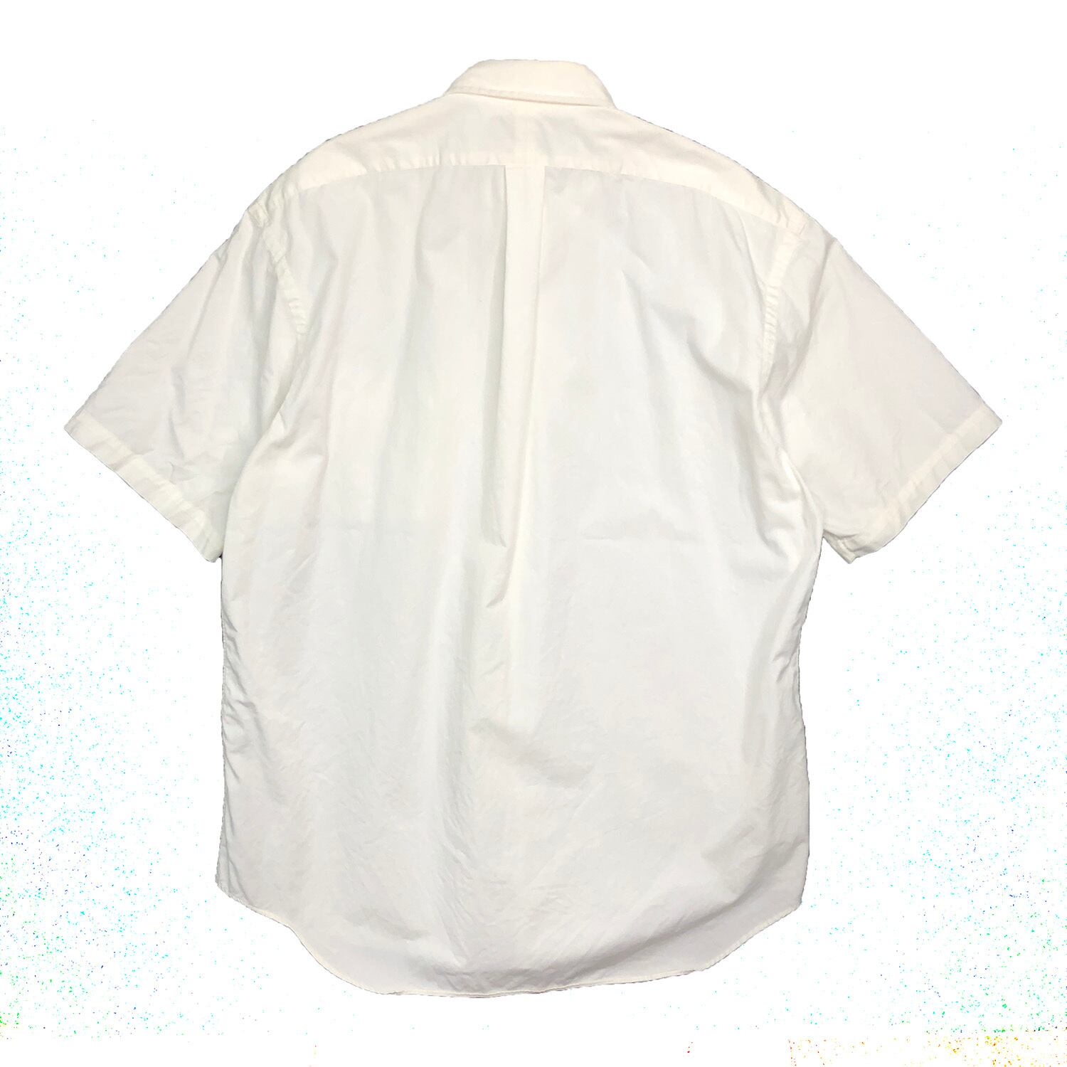 90S ラルフローレン ブレイク コットン 半袖シャツ 白シャツ ホワイト