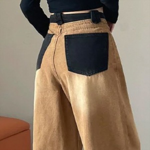 【送料無料】 デニムパンツ フレア Aライン ボトム ロング マキシ ポケット ファスナー バイカラー ロング丈 レギュラー丈 デニム かわいい 大人可愛い 大人女子 綺麗 シンプル カジュアル 大人 上品 おしゃれ お洒落 こなれ感 ラフ コンサバ 着痩せ レディライク 無地 春 30代 40代 レディース 女性用 デート お出かけ 女子会 お呼ばれ 休日 お茶会 授業参観 着回し 普段使い ファッション コーデ スタイル 楽ちん 体型カバー 定番 デイリーユース 垢抜け 動きやすい