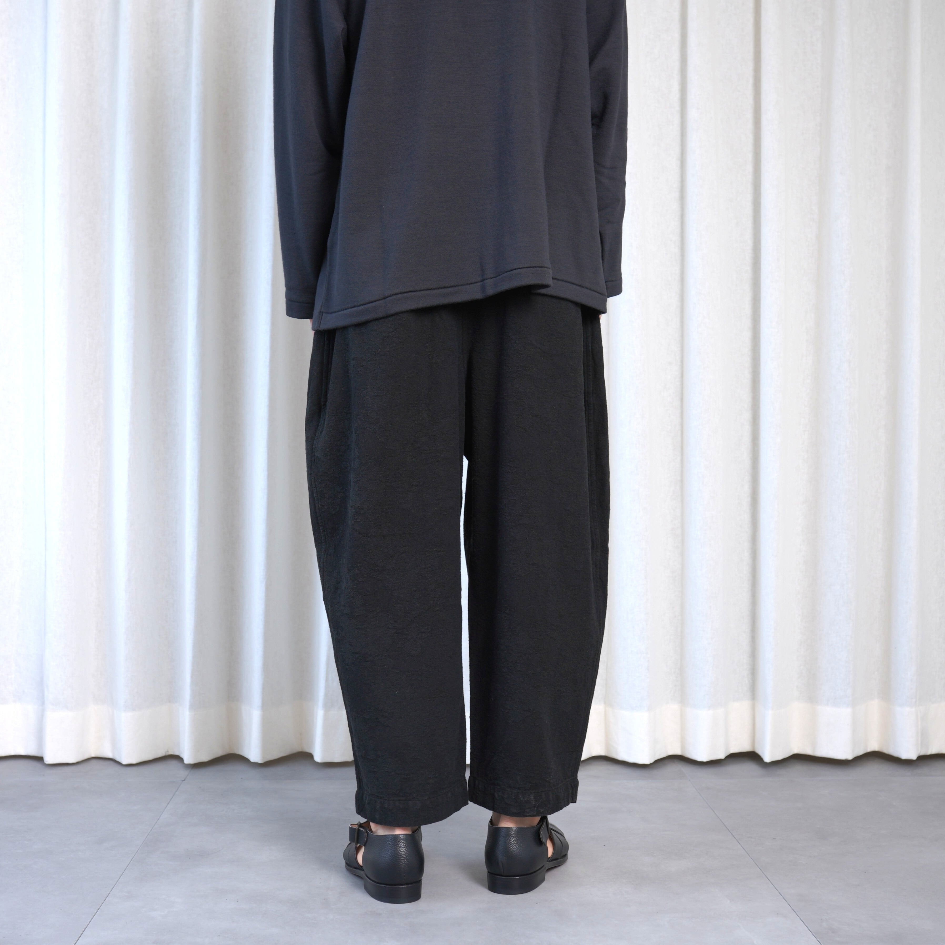 MITTAN / 絹綿麻ジャカードパンツ 