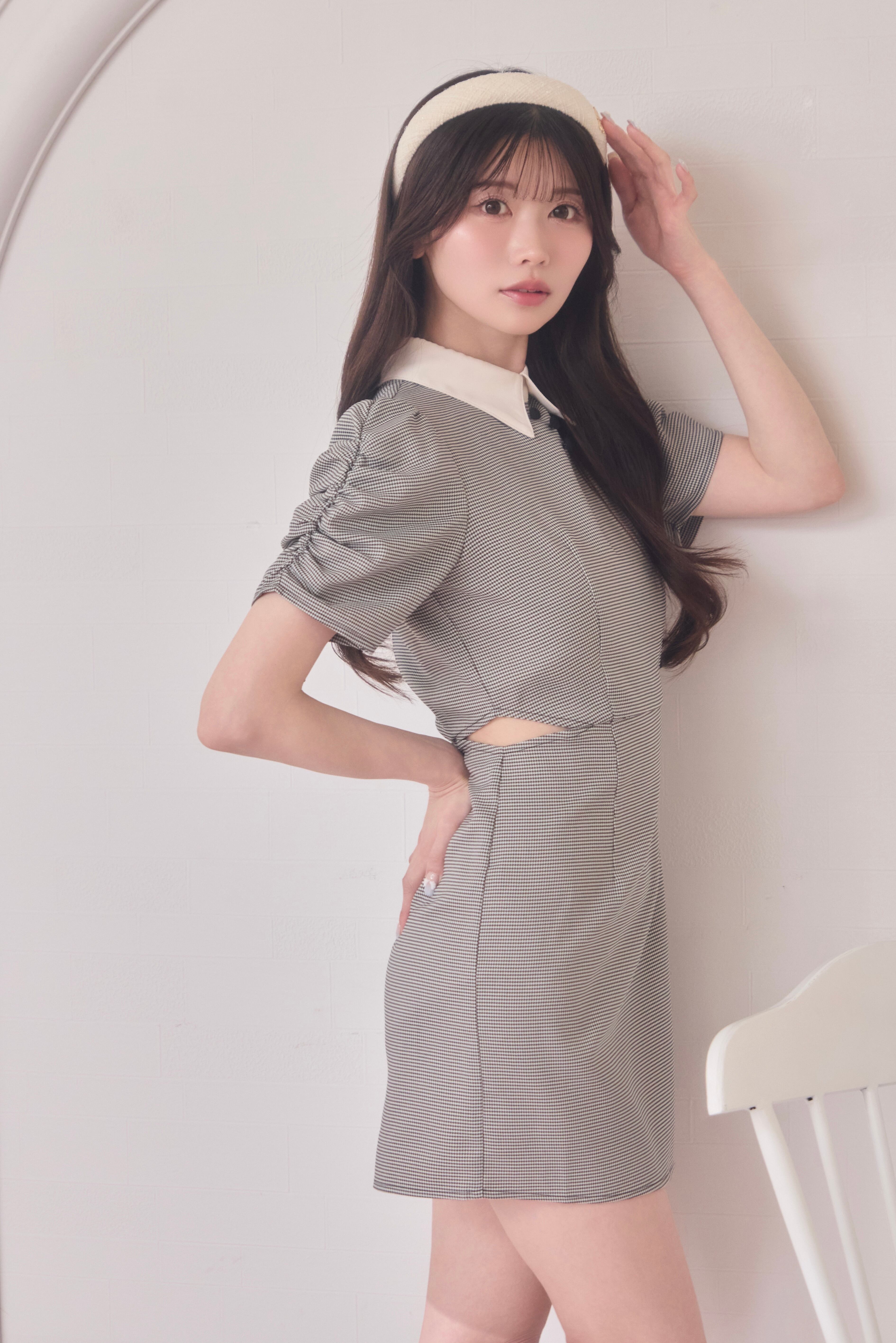 スタイルアップポロワンピース　Desir Darich evelyn スタイルアップポロワンピース Desir Darich evelyn