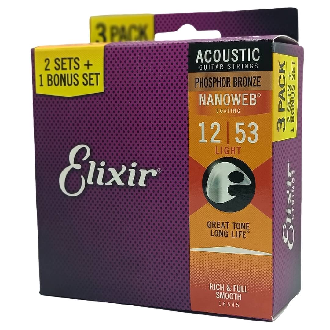 未使用 未開封品エリクサーアコースティックギター弦6セット 未使用 未