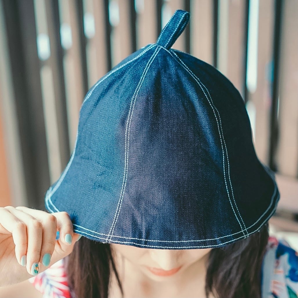 藤森慎吾さんも着用】チューリップ型 ストライプ 岡山デニム サウナ