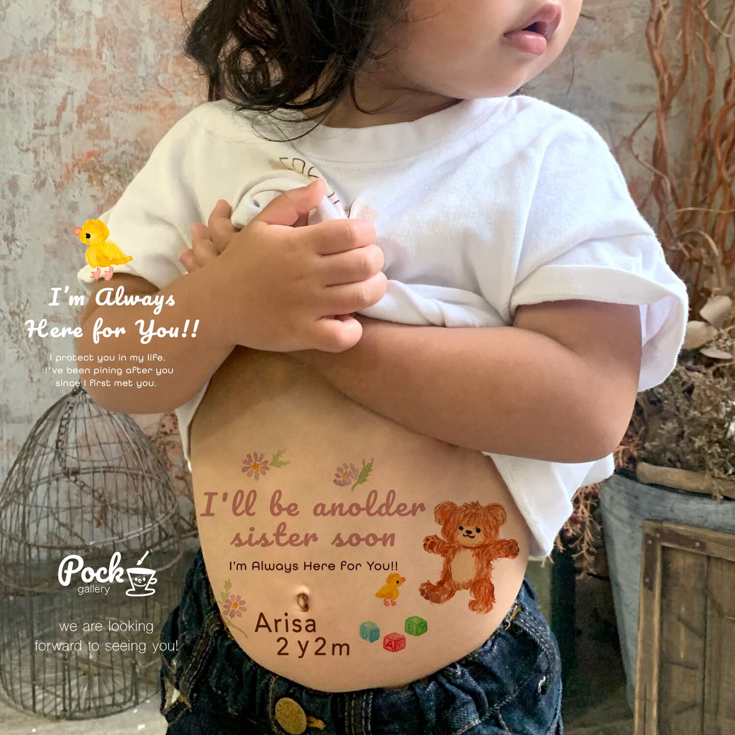 プリティーベアーズ【お子様用ペイントシール】