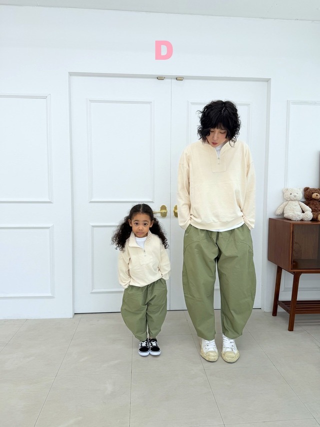 【取寄】dress monster|cube half zip (cream) (mom)|キューブハーフジップ(クリーム)(ママ)|FREE|mom|26 autumn