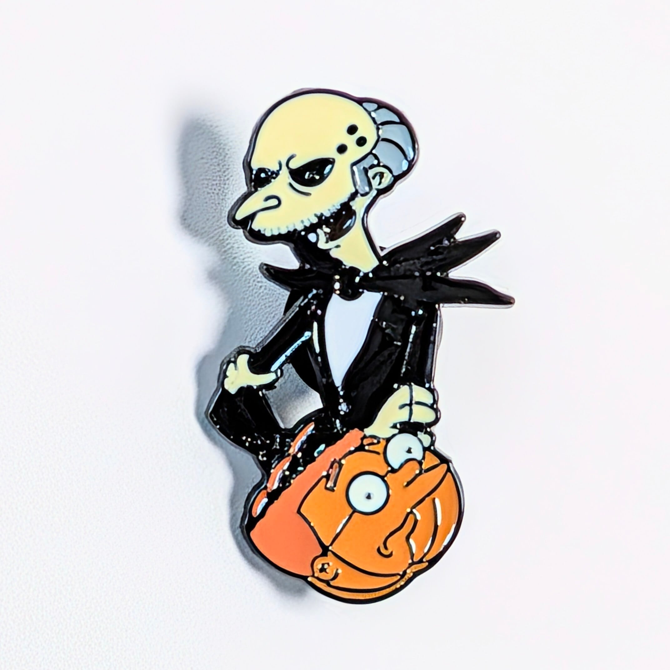 ♧送料無料！ ★ピンズ PINS★ピンバッジ 【 The Simpsons（ ザ シンプソンズ ）×The Nightmare Before Christmas？(笑)】ナイトメアコス ハロウィン 6P SET / ピンズセット / Treehouse of Horror / ツリーハウス・オブ・ホラー〚アメリカン雑貨 アメトイ〛
