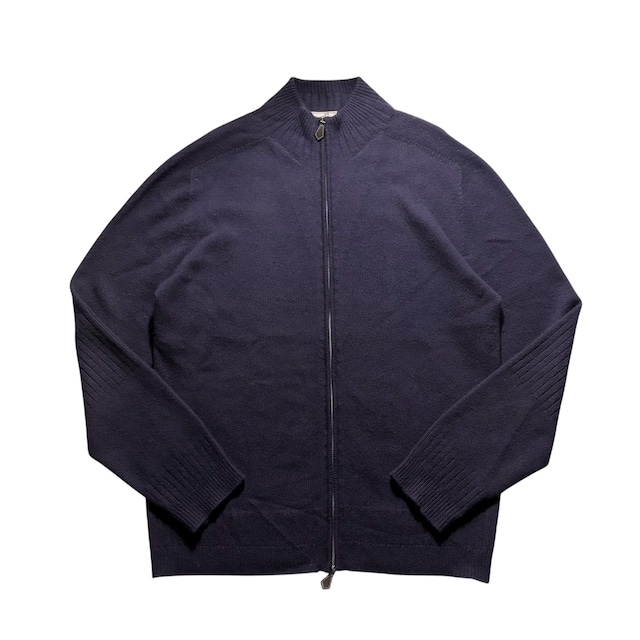 HERMES purple color “pure cashmere” driver’s knit