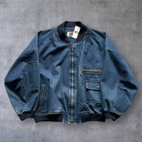 Special!! 1980s ISSEY MIYAKE SPORT Denim Bomber Jacket【高円寺店】