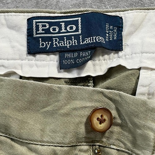90-00s Polo by Ralph Lauren 34/30 ベージュチノ 詳細写真2