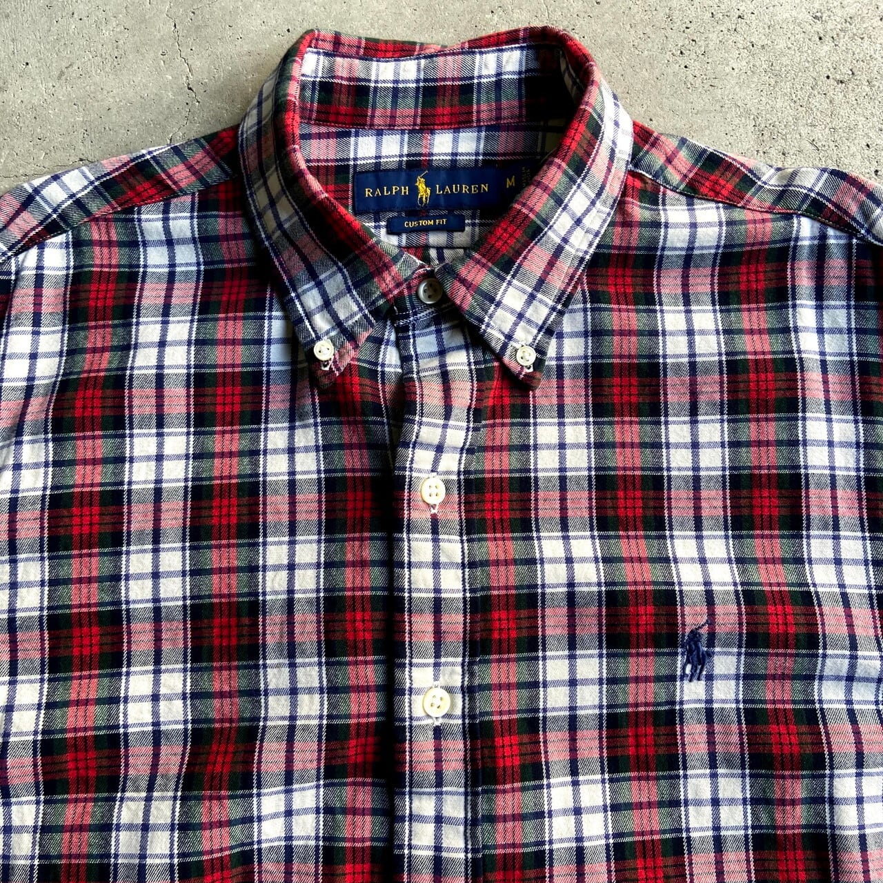 RALPH LAUREN ラルフローレン 長袖 コットン タータンチェックシャツ