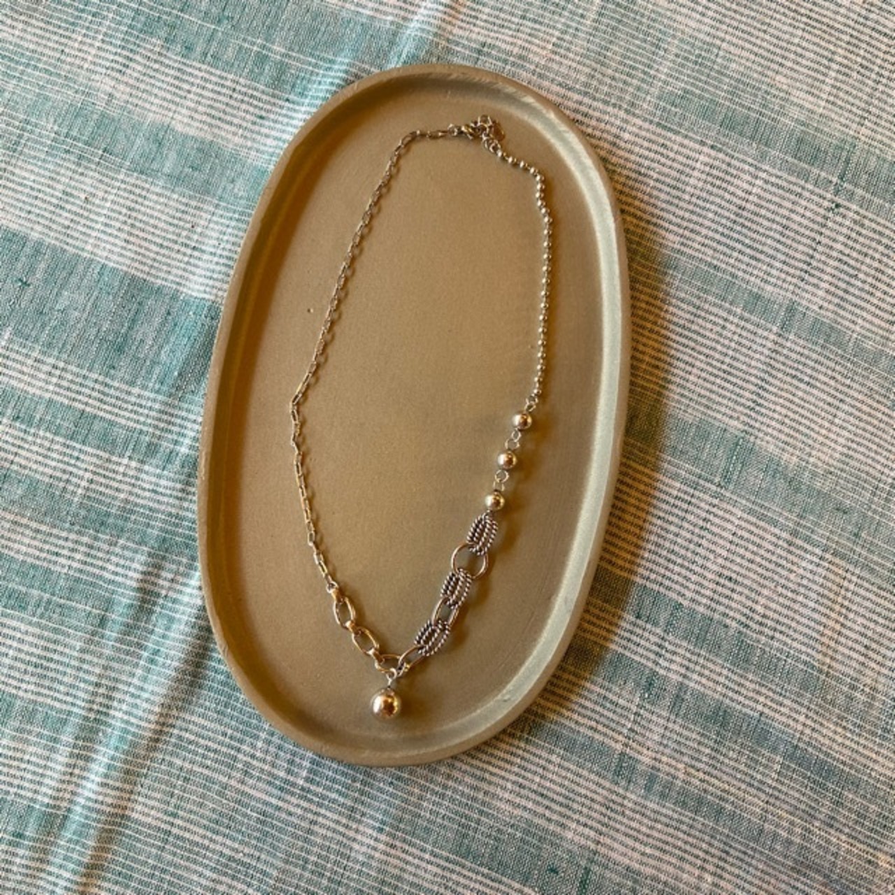 TOPANGA Jewelry　Luna Chain necklace　ルナチェーンネックレス　シルバー　ネックレス　シンプル　月　silver　necklace　simple